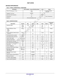 KAF-50100-CAA-JD-AA Datasheet Page 8