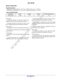 KAF-50100-CAA-JD-AA Datasheet Page 14