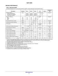 KAF-6303-AAA-CP-B2 Datasheet Page 6