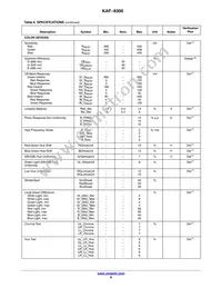 KAF-8300-CXB-CB-AA-OFFSET Datasheet Page 9