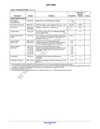 KAF-8300-CXB-CB-AA-OFFSET Datasheet Page 14