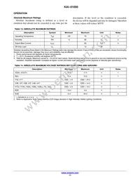 KAI-01050-FBA-JD-BA Datasheet Page 17