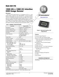 KAI-02170-QBA-JD-AE Datasheet Cover