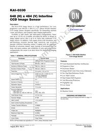 KAI-0330-CBA-CB-BA-DUAL Datasheet Cover