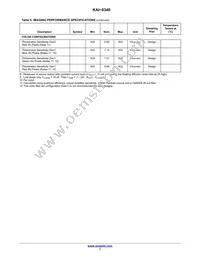 KAI-0340-FBA-CB-AA-SINGLE Datasheet Page 7