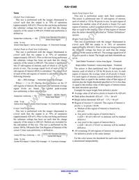 KAI-0340-FBA-CB-AA-SINGLE Datasheet Page 14