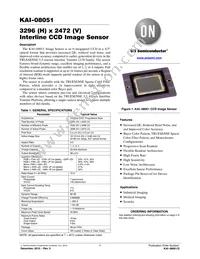 KAI-08051-FXA-JB-B2 Datasheet Cover