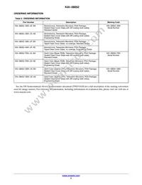 KAI-08052-ABA-JP-BA Datasheet Page 2