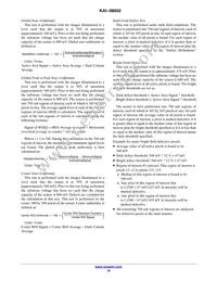 KAI-08052-ABA-JP-BA Datasheet Page 16