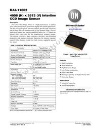 KAI-11002-AAA-CP-B2 Datasheet Cover