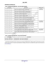 KAI-2001-CBA-CD-BA Datasheet Page 2