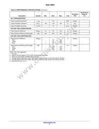 KAI-2001-CBA-CD-BA Datasheet Page 11