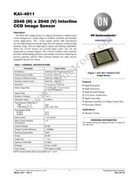 KAI-4011-ABA-CR-AE Datasheet Cover