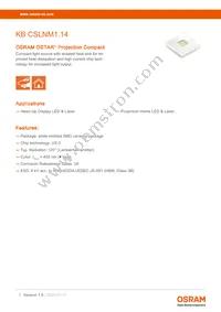 KB CSLNM1.14-3V6A-46-0-S Datasheet Cover