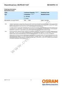 KB HAVPA1.12-UUVT-FKT1-20-R33-Z Datasheet Page 2