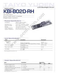 KBI-B02D-RH Datasheet Cover