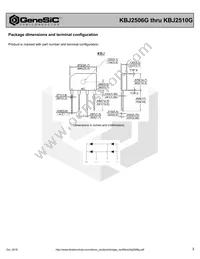 KBJ2510G Datasheet Page 3