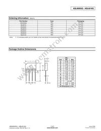 KBJ602G Datasheet Page 3