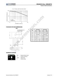 KBU607G T0G Datasheet Page 3