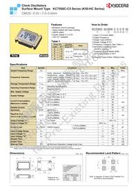 KC7050C48.0000C50D00 Datasheet Cover