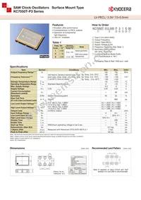 KC7050T250.000P30E00 Datasheet Cover