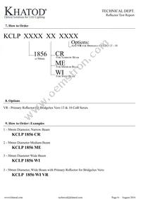 KCLP1856CR Datasheet Page 8
