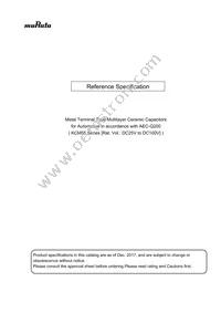 KCM55WR71E686MH01L Datasheet Cover