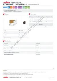 KCM55WR71H336MH01L Datasheet Cover