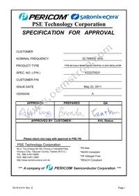 KD3270031 Datasheet Cover