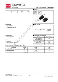 KDZLVTFTR150 Datasheet Cover