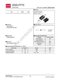 KDZLVTFTR75 Datasheet Cover