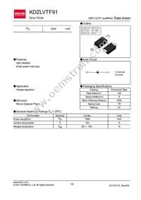 KDZLVTFTR91 Datasheet Cover