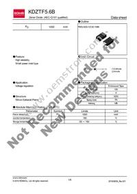 KDZTFTR5.6B Datasheet Cover