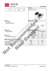 KDZTR3.9B Datasheet Cover