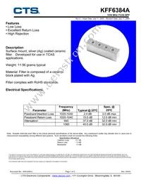 KFF6384A Datasheet Cover