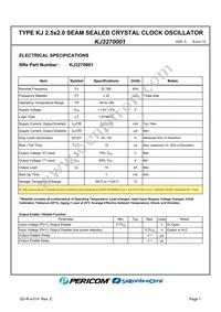 KJ3270001 Datasheet Page 3