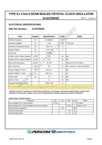 KJ3270004Z Datasheet Page 3