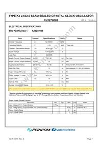 KJ3270008 Datasheet Page 3