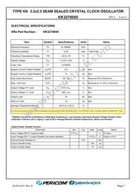 KK3270050 Datasheet Page 3