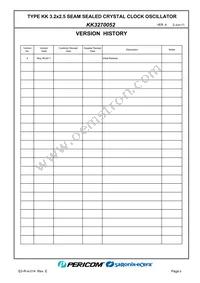 KK3270052 Datasheet Page 2