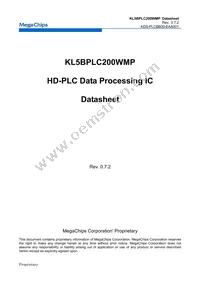 KL5BPLC200WMP Datasheet Cover