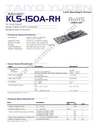 KLS-150A-RH Datasheet Cover