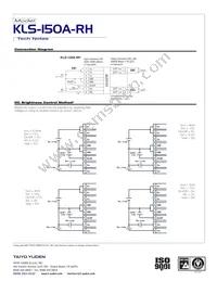 KLS-150A-RH Datasheet Page 3