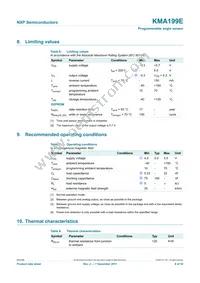 KMA199E Datasheet Page 8