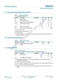 KMA210:115 Datasheet Page 9