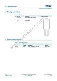 KMA221J Datasheet Page 2