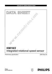 KMI18/2 Datasheet Cover