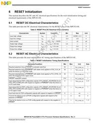 KMPC8314VRAGDA Datasheet Page 15