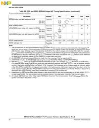 KMPC8314VRAGDA Datasheet Page 20