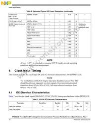 KMPC8323ZQAFDC Datasheet Page 10